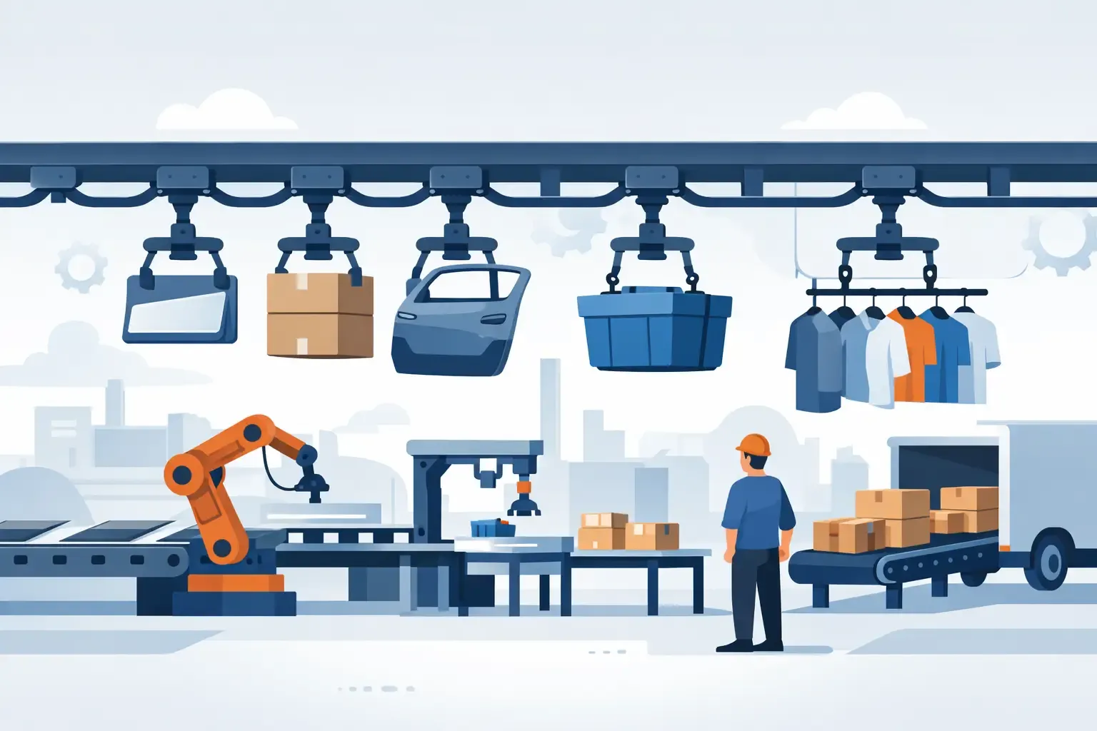 Inverted conveyor system applications explained