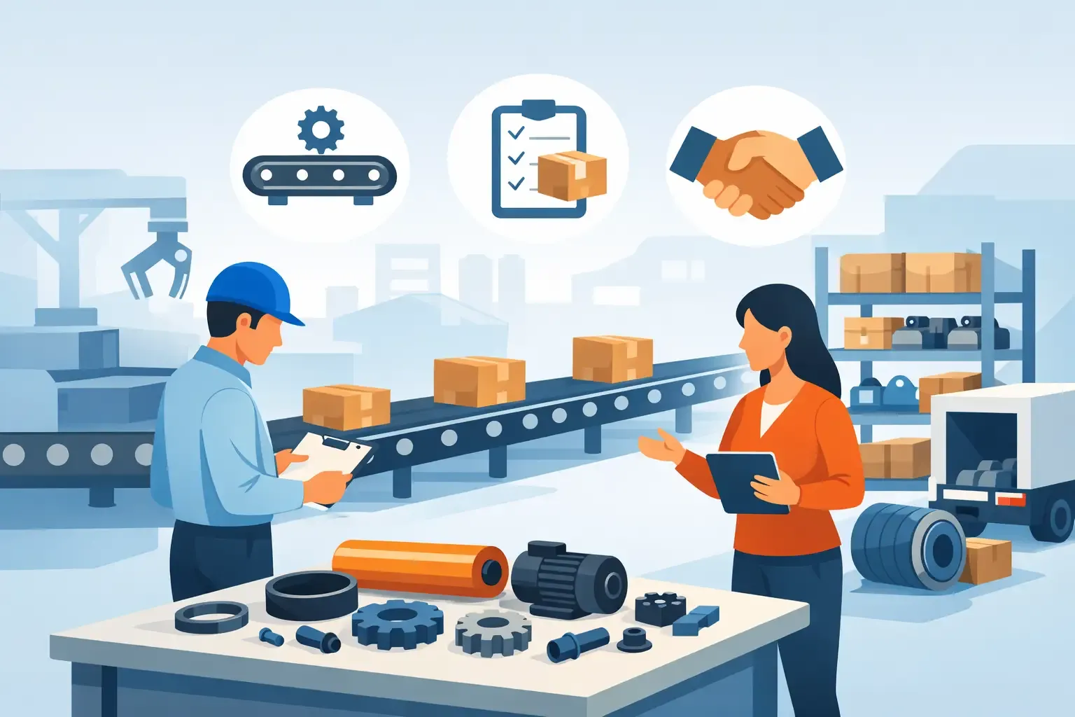 Choosing a conveyor spare parts supplier